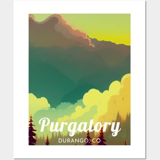 Purgatory Durango Colorado ski Posters and Art